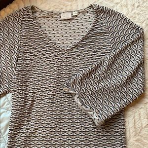 Stretch V neck Blouse